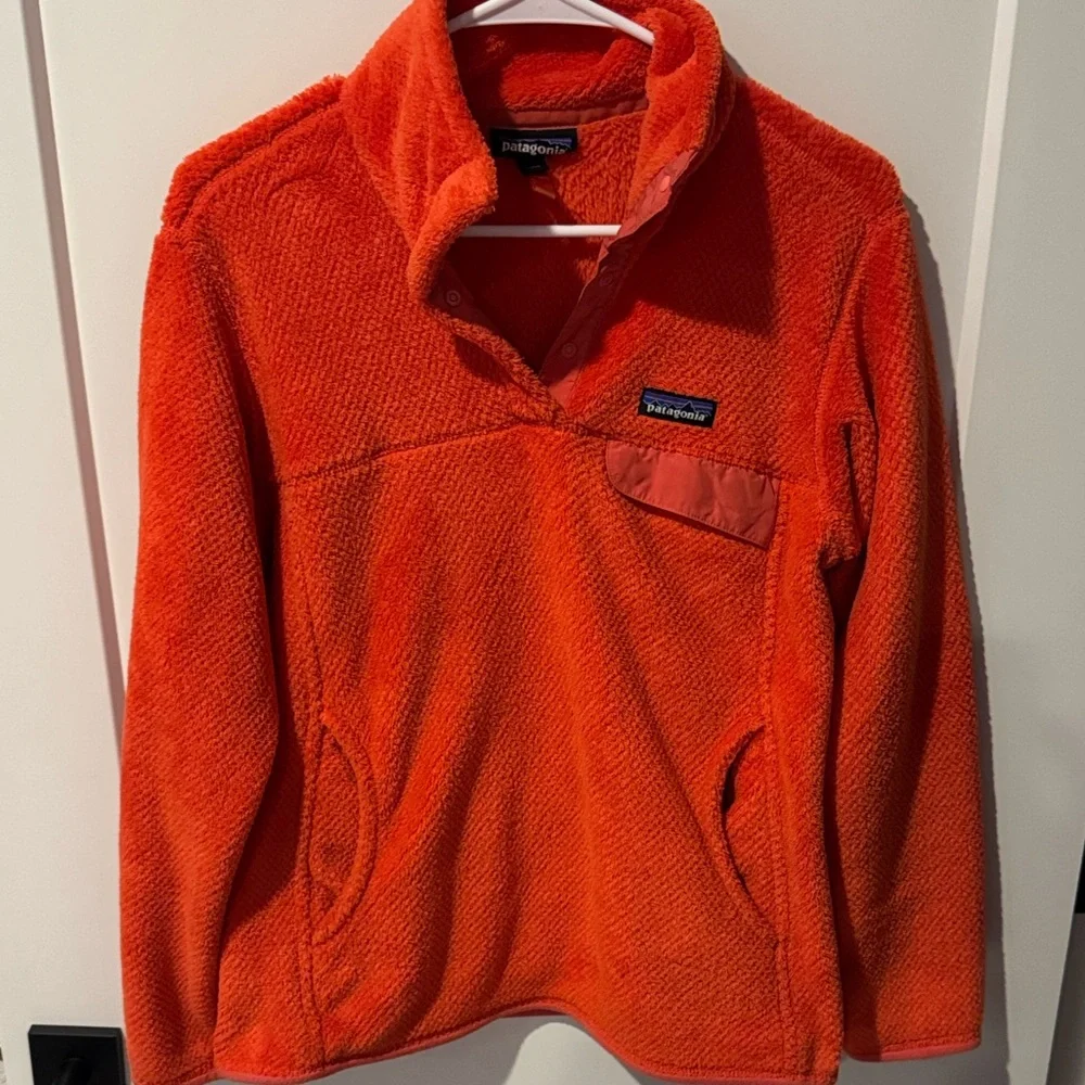 Patagonia Vibrant Orange Snap-T Fleece - Picture 4 of 4